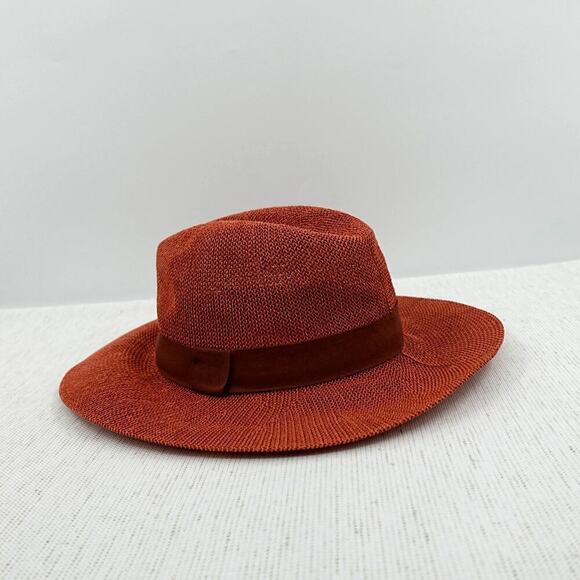 Marcus Adler New York Panama Hat Rust Classic Sun Protection - Picture 1 of 8